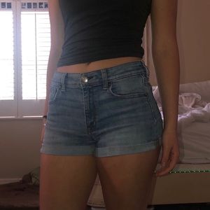 American eagle denim jean shorts